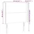 Vidaxl Vzglavje z ušesi krem 83x16x118/128 cm blago