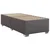 Vidaxl Box spring postelja z vzmetnico siva 100x200 cm umetno usnje