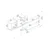 Hanah Home Zidna polica Akser, 180x80.4x19.6 cm, Bela