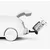 THULE VeloSpace 3 nosač za 2 bicikla na auto kuku, 13-pinski