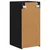 TV zidni ormar Zidne Crna 30 x 31 x 60 cm Konstruirano drvo