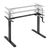 Sit-Stand Desk Frame - ručno - 70 kg - crna
