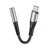 Hoco LS33 AUX priključak 3,5 mm na USB C adapter sivi