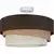 Brilagi - Plafonski luster TRIO 1xE27/60W/230V prečnik 40 cm braon/bež/bela