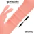InToYou Rivor Up & Down Sliding Rings Rabbit Vibrator Coral