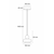 Opviq Luster Round, 140cm, Braon