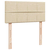 vidaXL vidaXL Box spring postelja z vzmetnico krem 90x190 cm blago, (21291073)