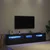 TV ormar 2 pcs Crni hrast 195 x 35 x 40 cm Konstruirano drvo