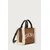 DKNY crossbody torbica ženska iz imitacije semiša