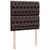 vidaXL vidaXL Box spring postelja z vzmetnico temno rjava 90x200 cm blago, (21292000)