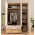 Hanah Home Ormar Flora 137, Hrast