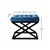 Atelier del Sofa Tabure 50x42x40cm, Teget-Crno