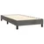 Krevet box spring s madracem LED tamnosivi 90x200 cm baršun
