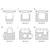 Temno rjava preproga 200x290 cm Lumen Liso – Universal