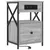 vidaXL Nočne omarice 2 pcs Siva sonoma 40 x 31 x 60 cm Konstruiran les