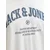 JACK & JONES Majica JJEDenver modra/temno modra/bela