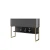 Hanah Home Komoda Luxe 120x80x30cm Zlatno-Antracit