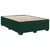 Vidaxl Box spring postelja z vzmetnico temno zelen 140x190 cm žamet
