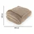 Sivorjava odeja iz mikropliša 150x200 cm Cocoon – Tiseco Home Studio