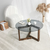 Hanah Home Klub sto 75x40x75cm Sivi