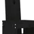 Barski stolci 2 kom crni 40 x 42 x 120 cm od masivne borovine