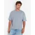 Trendyol Gray Basic 100% Cotton Crew Neck Oversize/Wide-Fit Short Sleeve T-Shirt