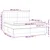 Vidaxl Box spring postelja z vzmetnico moder 200x200 cm blago