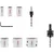 BOSCH Multi Material komplet testera za otvore sa navojem 6/1, 2608594611