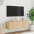Zidni TV ormarić s LED svjetlima boja hrasta 100 x 35 x 31 cm