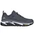 SKECHERS PATIKE CHARCOAL LEATHER/TRIM ZA MUŠKARCE