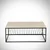 Wallity Klub sto Etna 95x43x55cm Hrast