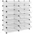 Stalak za cipele prozirni 94,5 x 36,5 x 106 cm PP