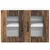 Vidaxl Stenski stekleni omarica LUCCA Star les 60 x 31 x 40 cm