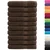Vidaxl Premium brisače za savno SOLUND 10 kos rjava 80x200 cm 600 g/m2