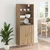 Highboard Umjetnički hrast 69,5 x 32,5 x 180 cm