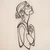 Wallity Zidna dekoracija Woman Silhouette-APT596MS, 28x61 cm, 1.2 mm, Crna