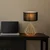 Opviq Stona lampa Diamond-S-710, 25x25x43 cm, IP20, Crno-zlatne boje