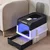 Toalet za mačke Fully Enclosed sa UV sterilizacijom Crni 48x35x36 cm