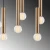 Opviq Luster Tempo-6022, 75x24cm 7xE27, Zlatne boje