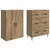 Set ormara 2 kom. 66 x 34,5 x 90 cm Konstruirano drvo