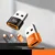 OTG adapter Techsuit HyperPort A7 USB-C v USB-A 5Gbps, 10A - oranžen