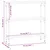 Konzolni stol crni 75 x 22,5 x 75 cm od konstruiranog drva