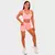 GymBeam Sportski grudnjak Mesh Panel Pink