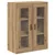 Highboard 2 pcs Umjetnički hrast 69,5 x 34 x 180 cm