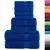 8-dijelni vrhunski set ručnika SOLUND plavi 600 gsm