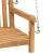 Ljulska klupa za vrt 114 x 60 x 64 cm Čvrsto teak drvo