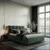 Boxxx OBLAZINJENA POSTELJA 160 cm x 200 cm , tekstil zelena
