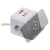 Podaljšek Emos kocka 2 m/2 vtičnice/beli/2xUSB-A+1xUSB-C+Qi/1,5 mm2
