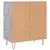 Komoda siva boja betona 60x35x70 cm od konstruiranog drva