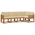 Set vanjskih sofa s jastukom 5 pcs Prirodna i bež